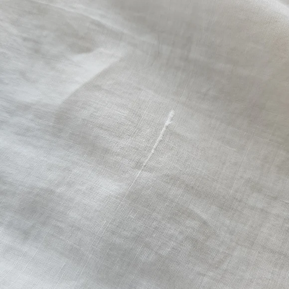 Banana Republic White Balloon Sleeve Peasant Blouse Sz Small Renfair - Picture 10 of 16